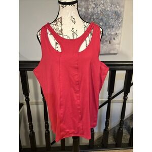 Soybu 2XL Pink Activewear Tank Top‎ Lightweight Breathable Stretch Gym Yoga bra